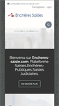 Mobile Screenshot of encheres-saisie.com